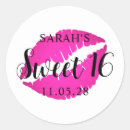 Search for pink lipstick stickers Girly