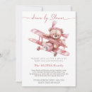 Search for aeroplane baby shower invitations For kids