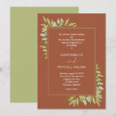 Search for foilage wedding invitations Floral