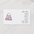 Search for handbag business cards Black