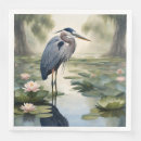Search for blue heron napkins Ardea herodias