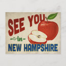 Search for new hampshire postcards Vintage travel