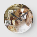 Search for cavalier king charles spaniel clocks Dog