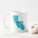 Search for state of california mugs Watercolor