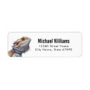 Search for lizard return address labels Dragon