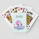 Search for octopus playing cards Marine life
