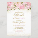 Search for rose gold 18th birthday invitations Pink