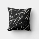 Search for black and white abstract pillows Bold