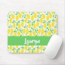 Search for yellow white pattern mousepads Lemon