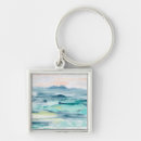 Search for waving square keychains Watercolor