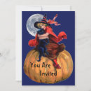 Search for girl halloween invitations Moon