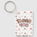 Search for thank you rectangular keychains Thanks