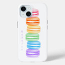 Recherche de macarons français iphone coques Coloré