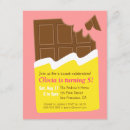 Search for chocolate bar invitations Candies