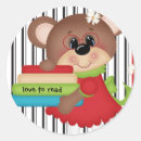 Search for cute reading stickers Bear