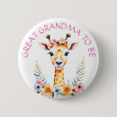Recherche de girafffes badges Floral