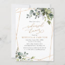 Search for eucalyptus rehearsal dinner invitations Botanical garden