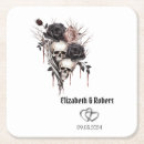 Search for gothic skull coasters Halloween