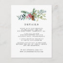 Search for holly leaf invitations Rustic