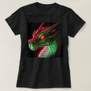 Search for green dragon tshirts Black