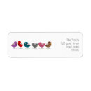 Search for cute family return address labels Colourful