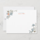 Search for floral note cards Blue