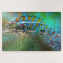 Recherche de lizard puzzles Coloré