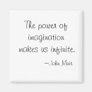 Recherche de imagination magnets Citation
