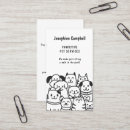 Recherche de comportement cartes visite Chatte