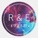 Search for universe wedding stickers Nebula