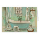 Search for vintage bathroom postcards Blue