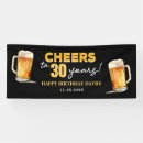 Search for birthday for men banners Cheers and beers