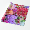 Recherche de dahlias papier cadeau Coloré