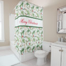 Search for christmas holly berries shower curtains Festive