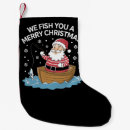Search for fish christmas stockings Santa