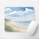 Recherche de bord mer tapis souris Aquarelle