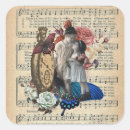Recherche de feuille de musique autocollants Vintage