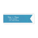 Search for blue ribbon return address labels Heart