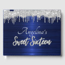 Recherche de sweet 16 guest books Bleu