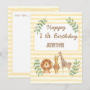 Search for jungle safari birthday cards Watercolor