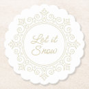 Recherche de flocon neige dessous de verres Noël