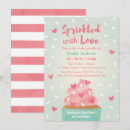 Search for cupcake love invitations Baby sprinkle