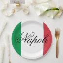 Search for italian flag paper plates Europe