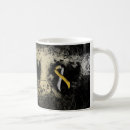 Search for gold ribbon mugs Awareness