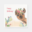Search for llama napkins Floral