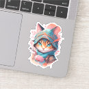 Search for samurai cat stickers Cute