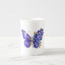 Recherche de bleu saphir tasses Papillon