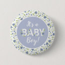 Recherche de bébé vintage badges Floral