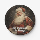 Search for vintage santa claus plates Festive
