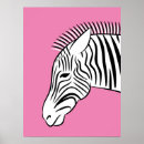Search for zebra pink posters Wildlife